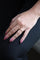 Bague 51 Bague demi-alliance en or blanc 18 carats et diamants 58 Facettes 1733143CN