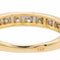 Bague 51 Bague Demi alliance Or jaune Diamant 58 Facettes 1733143CN