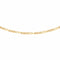 Collier Collier maille alternée en or jaune 18 carats 58 Facettes 1733195CN