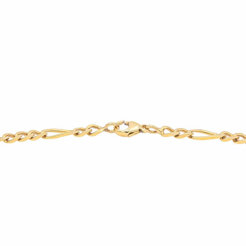 Collier Collier maille alternée en or jaune 18 carats 58 Facettes 1733195CN