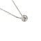Collier Collier point de lumière - Maille rolo en or blanc 18 kt avec diamants 58 Facettes 174