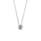 Collier Collier point de lumière - Maille rolo en or blanc 18 kt avec diamants 58 Facettes 174