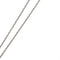 Collier Collier point de lumière - Maille rolo en or blanc 18 kt avec diamants 58 Facettes 174