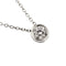 Collier Collier point de lumière - Maille rolo en or blanc 18 kt avec diamants 58 Facettes 174