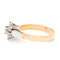 Bague 55.75 Bague rosette vintage en or blanc et or rose avec diamants 58 Facettes B68EDC7C03D648C4BF10868F680982A9