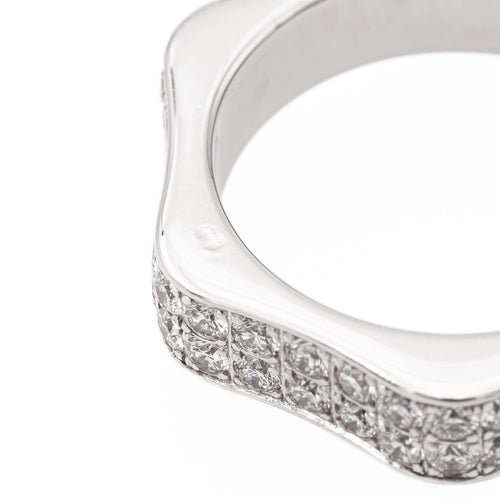 Bague 52 Montblanc Bague Alliance  Or blanc Diamant 58 Facettes 1747040CN