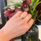 Bague 56 Bague toi et moi croisée en or jaune 18k, diamants et rubis 58 Facettes F9741822BBA242878DB6C7CCAE57A727