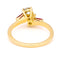 Bague 56 Bague toi et moi croisée en or jaune 18k, diamants et rubis 58 Facettes F9741822BBA242878DB6C7CCAE57A727