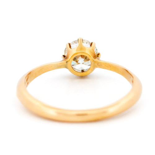 Bague 50 Bague solitaire en or jaune 14 carats et diamant 0,67 ct 58 Facettes E7B0B78B1E4549C3876B65816C9177BF
