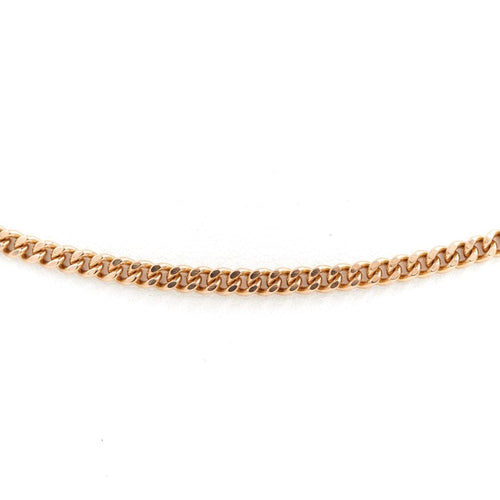 Collier Collier maille gourmette en or jaune 18 carats 58 Facettes 1751324CN