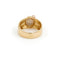 Bague 59 Bague en or jaune et or rose 18 carats pavée de diamants 58 Facettes 1751361CN