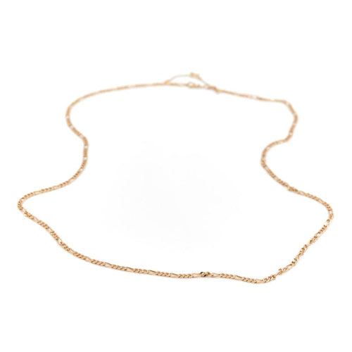 Collier Collier maille alternée 3x1 en or jaune 18 carats 58 Facettes 1751425CN