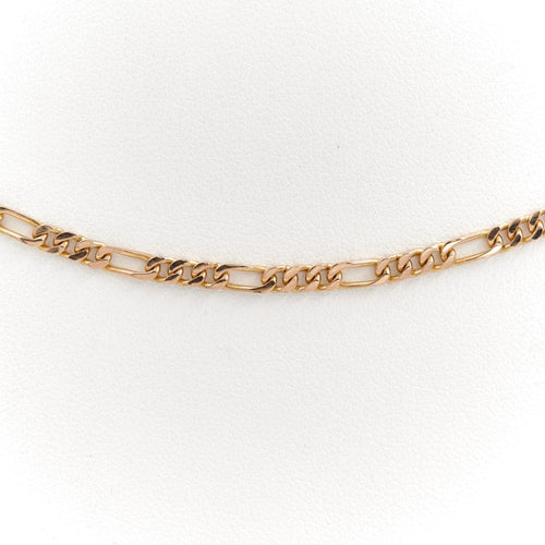 Collier Collier maille alternée 3x1 en or jaune 18 carats 58 Facettes 1751425CN
