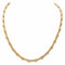 Collier Collier en or jaune 18 carats à maillons alternés 58 Facettes 1752352CN