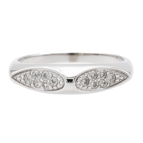 Bague 54 Bague Or blanc Diamant 58 Facettes 1752503CN