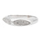 Bague 54 Bague en or blanc 18 carats sertie de diamants 58 Facettes 1752503CN