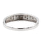 Bague 54 Bague en or blanc 18 carats sertie de diamants 58 Facettes 1752503CN