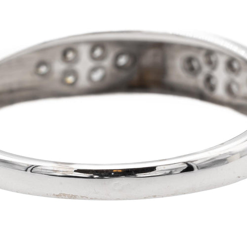 Bague 54 Bague Or blanc Diamant 58 Facettes 1752503CN