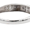 Bague 54 Bague en or blanc 18 carats sertie de diamants 58 Facettes 1752503CN