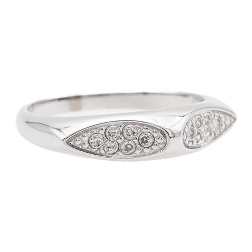 Bague 54 Bague Or blanc Diamant 58 Facettes 1752503CN