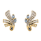 Boucles d'oreilles Boucles d'oreilles  Or jaune, Or blanc Saphir, Diamant 58 Facettes 1752578CN