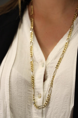 Collier Collier en or jaune 18 carats, 74 cm 58 Facettes 1752771CN