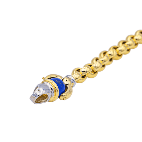 Collier Collier Or jaune Cornaline, Lapis lazuli 58 Facettes 1752772CN