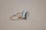 Bague 51 Art déco - Bague en or blanc 18K avec diamants 58 Facettes