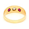 Bague 56 Bague gitane en or jaune 14 carats avec diamant et rubis 58 Facettes CCBAD7DB879D4A76BDBCF47059EFEFA2