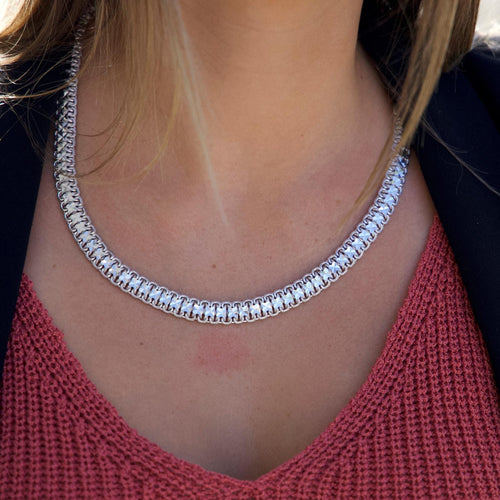 Collier Collier Or blanc 58 Facettes 1763144CN