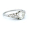 Bague 57 Art déco - Bague solitaire en platine et diamants 58 Facettes 1B60153AA3164ED1922EA025B5115CC8