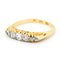 Bague 54 Bague rangée en or jaune et blanc 18 carats et diamants 58 Facettes ABC794FCE91E4FDFA54DF932F88E235B