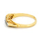 Bague 54 Bague rangée en or jaune et blanc 18 carats et diamants 58 Facettes ABC794FCE91E4FDFA54DF932F88E235B