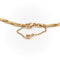 Collier Collier natte gourmette plate en or jaune 18 carats 58 Facettes 1783138CN