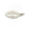 Pendentif Dorgay - Pendentif religieux ovale en or blanc 18 carats 58 Facettes 1783183CN