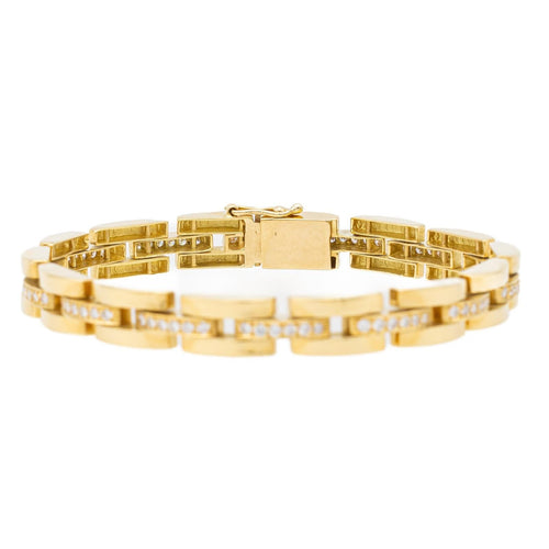 Bracelet Bracelet en or jaune 18 carats serti de diamants 58 Facettes 1783214CN