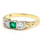 Bague 54.5 Bague rivière en or 14k avec émeraude et diamants 58 Facettes 628AA527E22E4646836BD9AE7C83230E