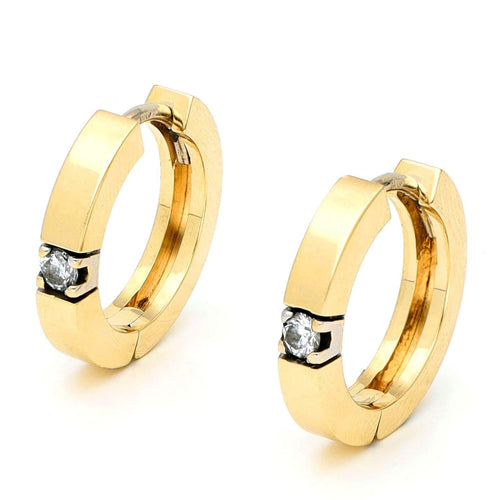 Boucles d'oreilles Boucles d'oreilles créoles vintage en or jaune et or blanc avec diamants 58 Facettes 1136CDC91D8A45359177DB346FFA7D7F
