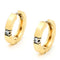 Boucles d'oreilles Boucles d'oreilles créoles vintage en or jaune et or blanc avec diamants 58 Facettes 1136CDC91D8A45359177DB346FFA7D7F