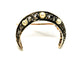Broche Broche lune en or jaune 14 carats, argent, perles et diamants 58 Facettes 1791809CN