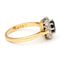 Bague 53 Bague cluster saphir et diamants en or jaune et blanc 18k 58 Facettes EE8563BA34EE40D6BFFF145C5731449E