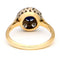 Bague 53 Bague cluster saphir et diamants en or jaune et blanc 18k 58 Facettes EE8563BA34EE40D6BFFF145C5731449E