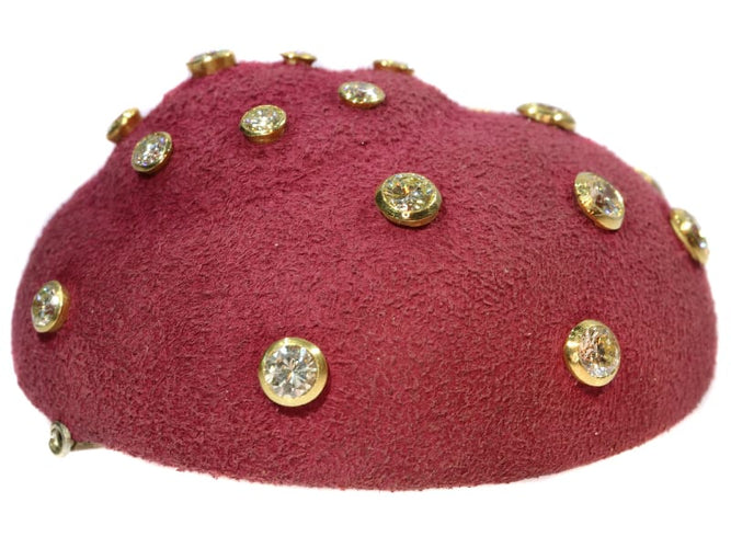 Boucles d'oreilles Christian Dior - Parure escargots en or jaune 18K et diamants 6,74 ct 58 Facettes 18134-0007