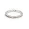Bague 47 Bague demi-alliance en or blanc 18 carats et diamants 58 Facettes 1816319CN