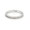 Bague 47 Bague Demi alliance Or blanc Diamant 58 Facettes 1816319CN