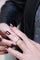 Bague 47 Bague demi-alliance en or blanc 18 carats et diamants 58 Facettes 1816319CN