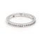 Bague 47 Bague demi-alliance en or blanc 18 carats et diamants 58 Facettes 1816319CN
