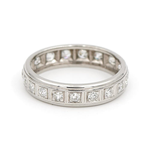 Bague 56 Bague Alliance Platine Diamant 58 Facettes 1816558CN