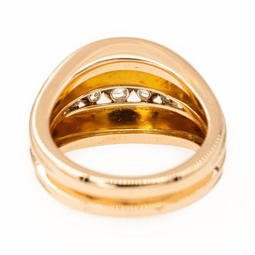 Bague 54 Bague Pont Or rose Diamant 58 Facettes 1819139CN
