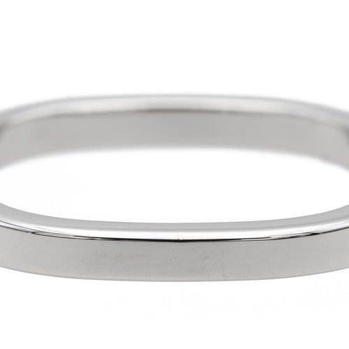 Bague 49 Dinh Van Bague Alliance Alliance carrée Or blanc 58 Facettes 1819466CN